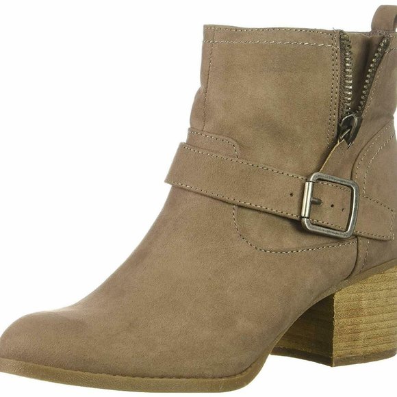 Madden Girl Shoes - Madden Girl Ankle Booties Taupe 10